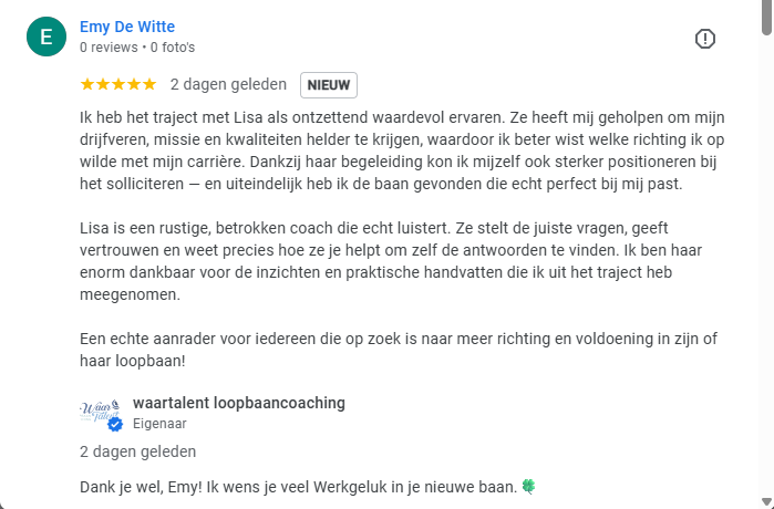 5 sterren review