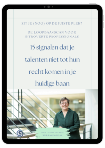 De Loopbaanscan voor de introverte professional